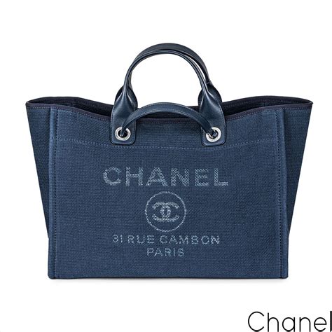 chanel shopping bag deauville red and blue|chanel deauville tote 2021.